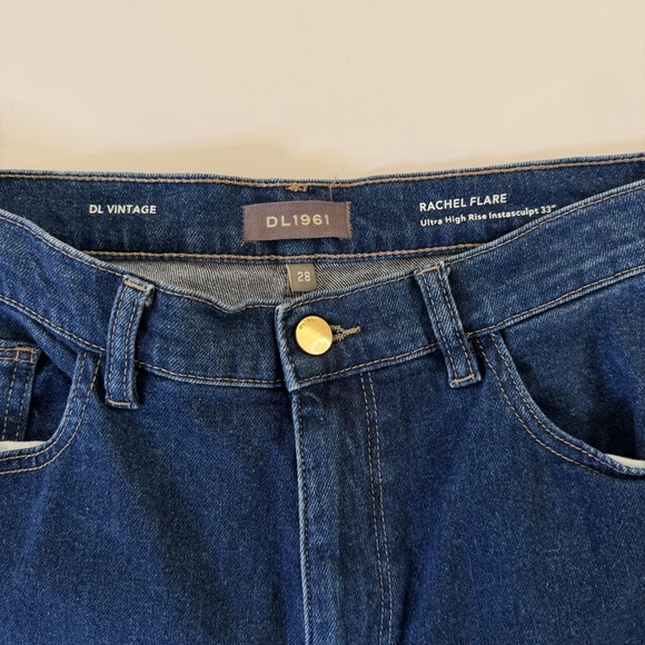 DL1961 Jeans Womens 28 DL Vintage Rachel Flare Ultra High Rise Stretch - Picture 4 of 11